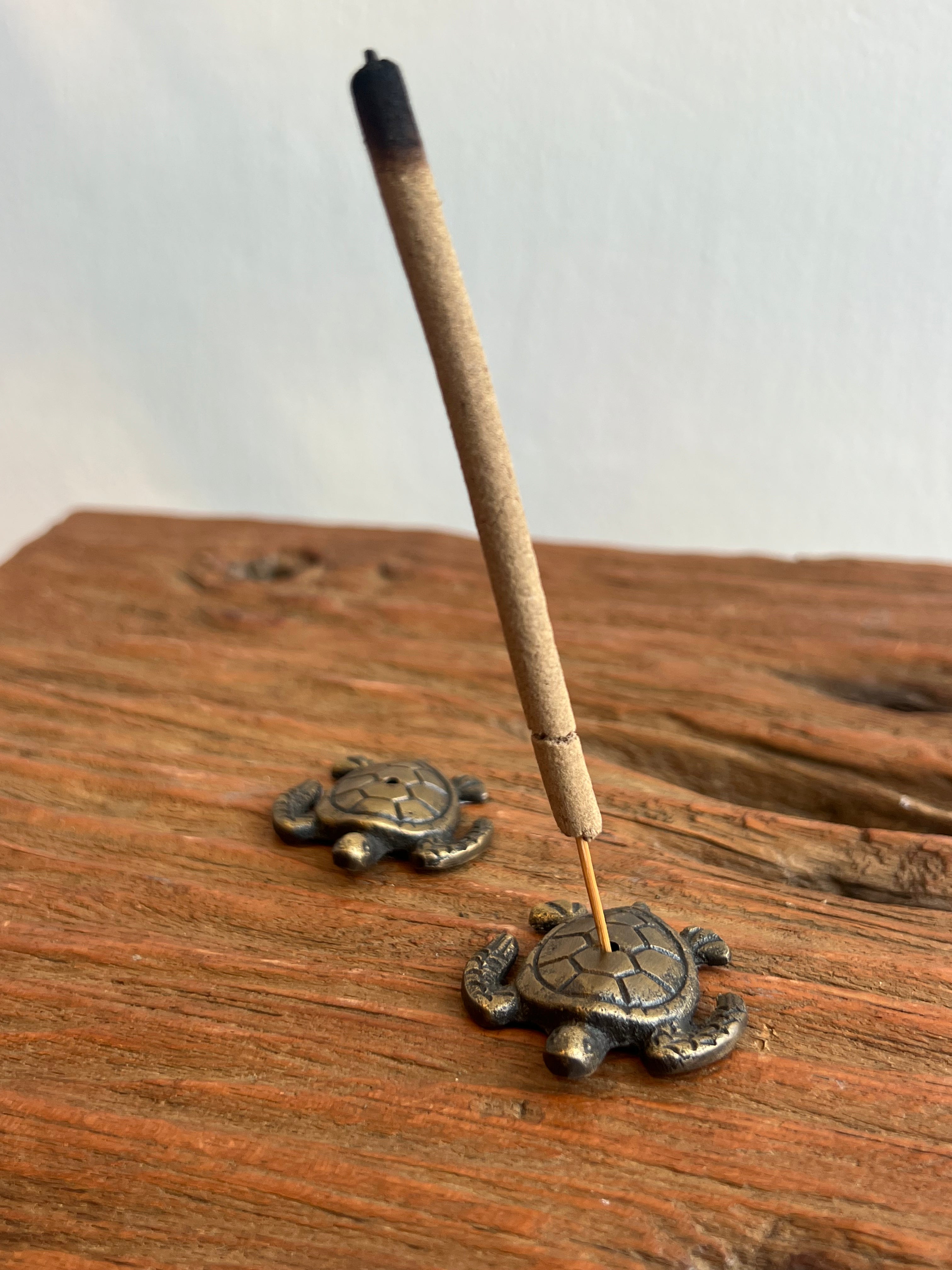 Brass Turtle Incense Holder