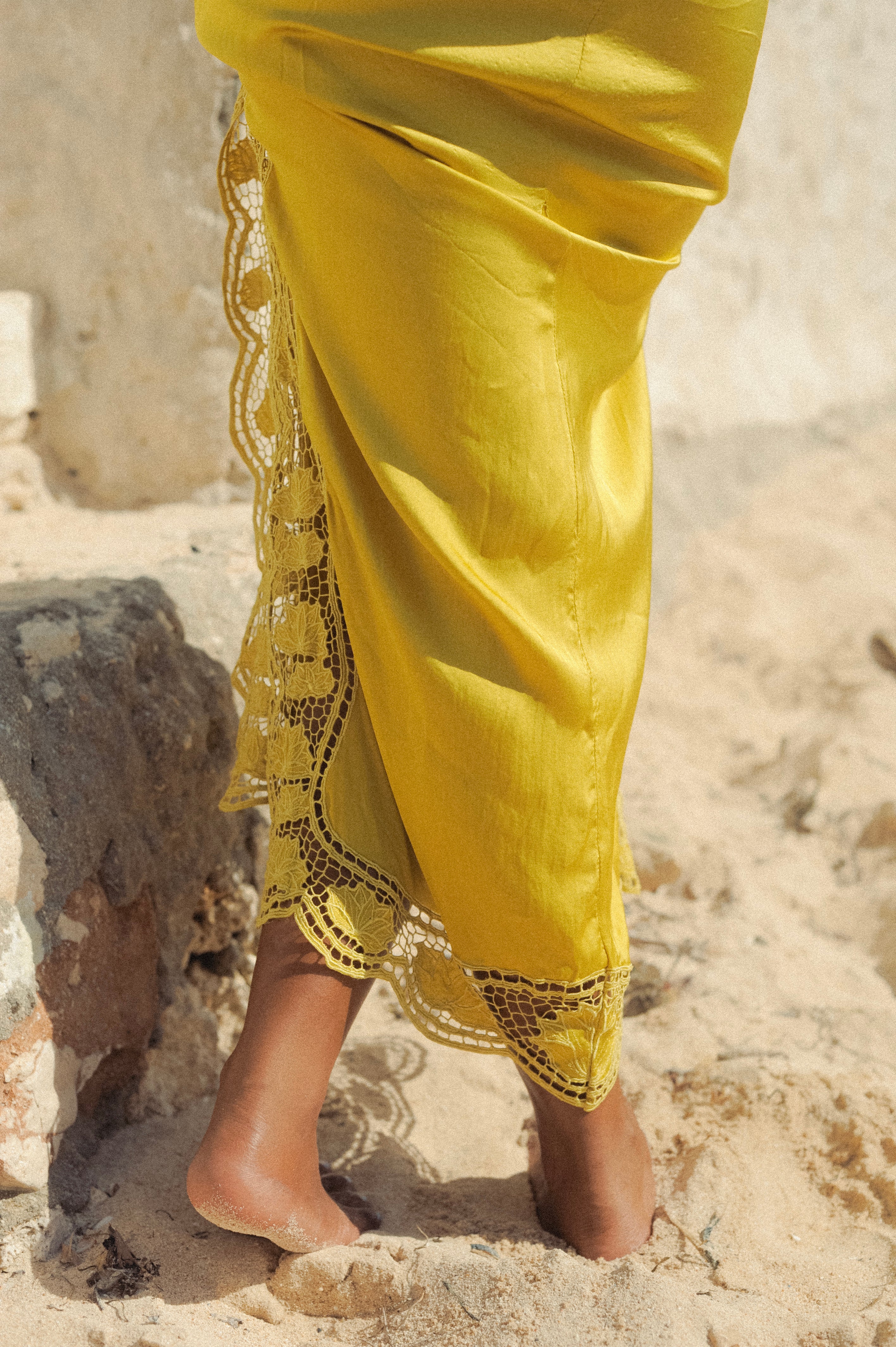 Lotus Silk Dress
