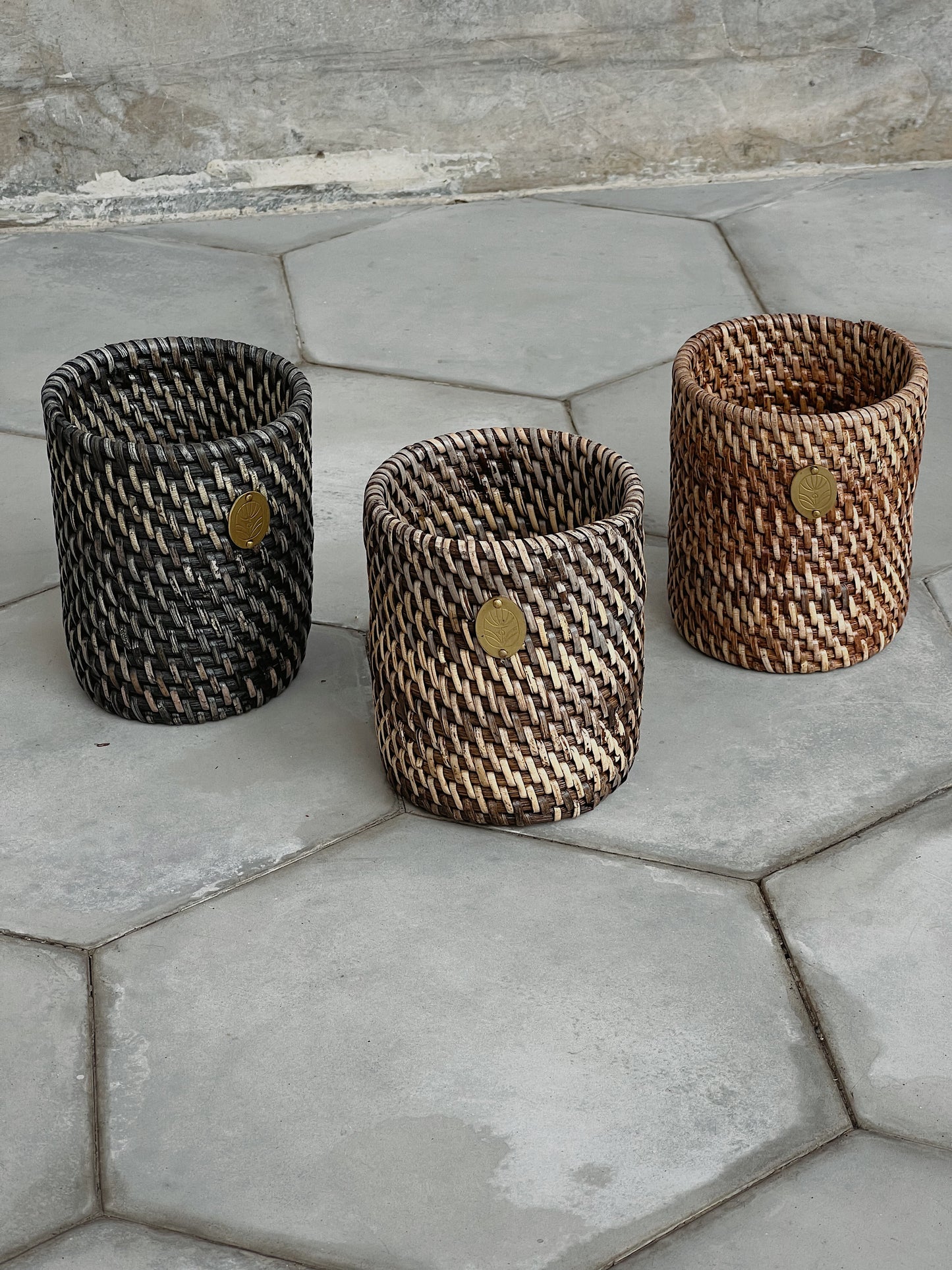 Gelas Rattan