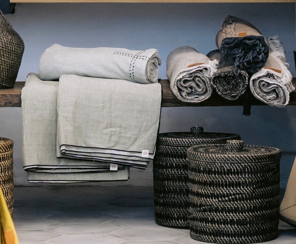 Nusa Throw with Embroidery