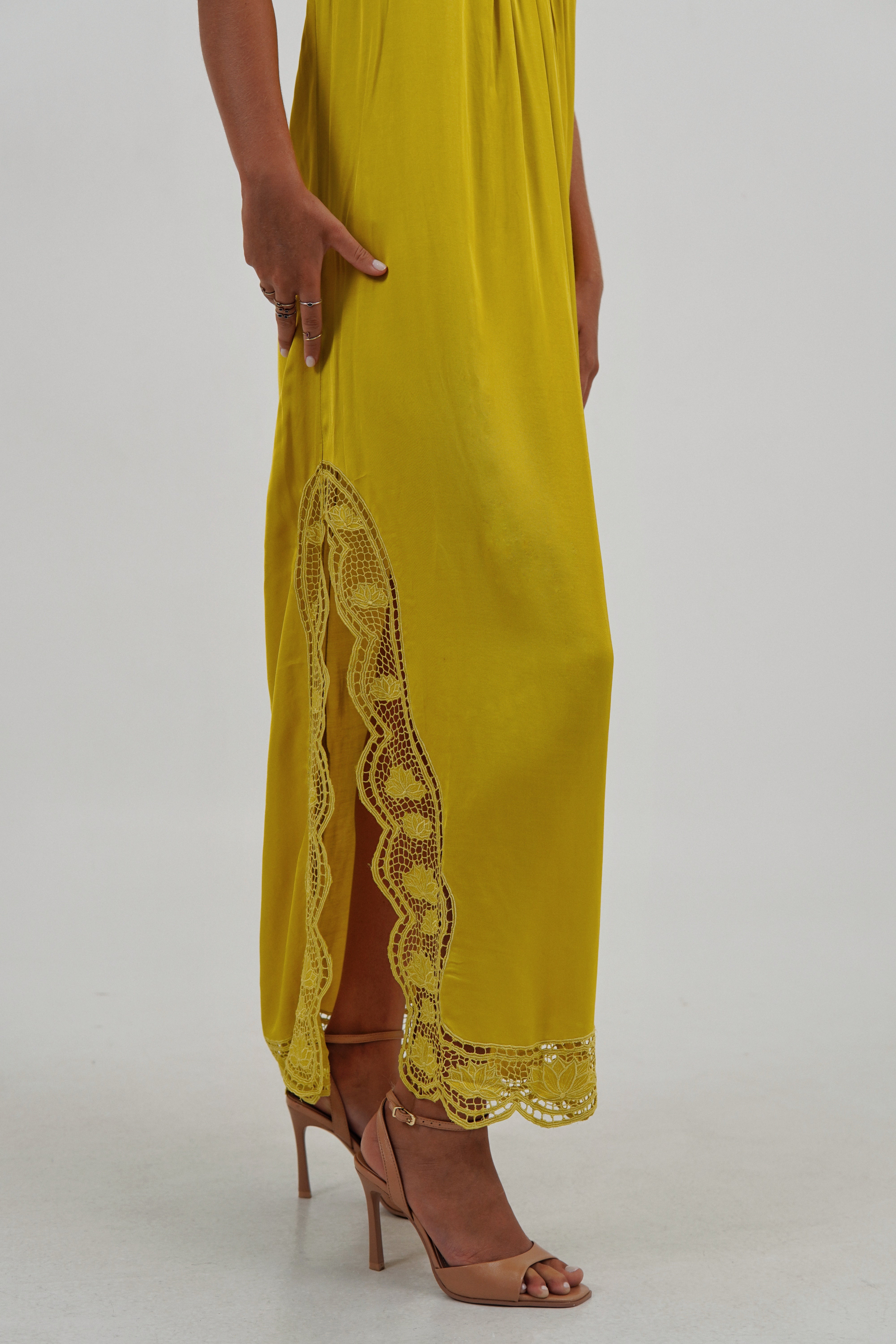 Lotus Silk Dress